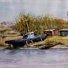 Зимой лодки спят